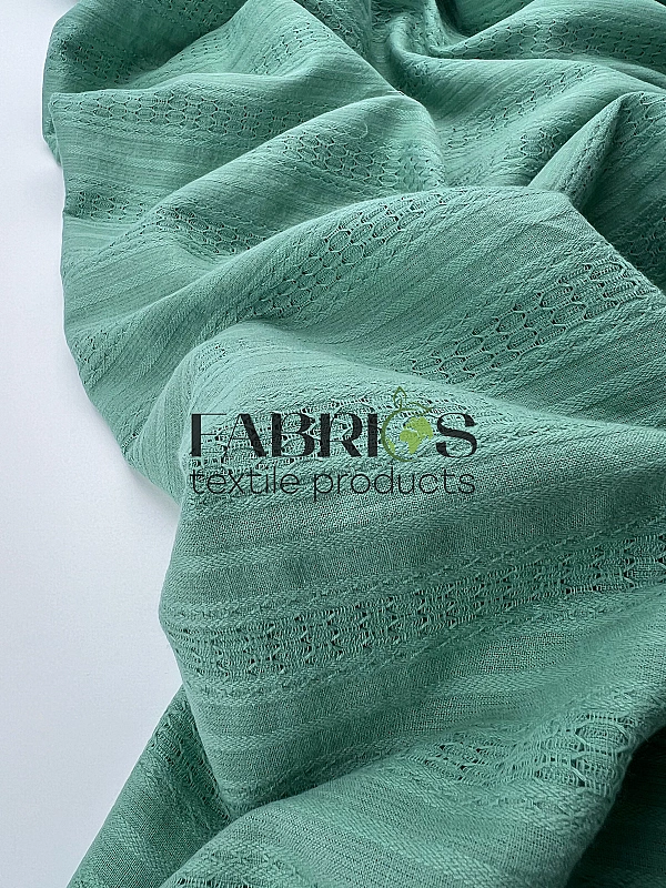 CIRCLE-4 151-16 батист однотон косичка плетіння оливково-зелений 100% бавовна 135-138 см 111 грам/м.