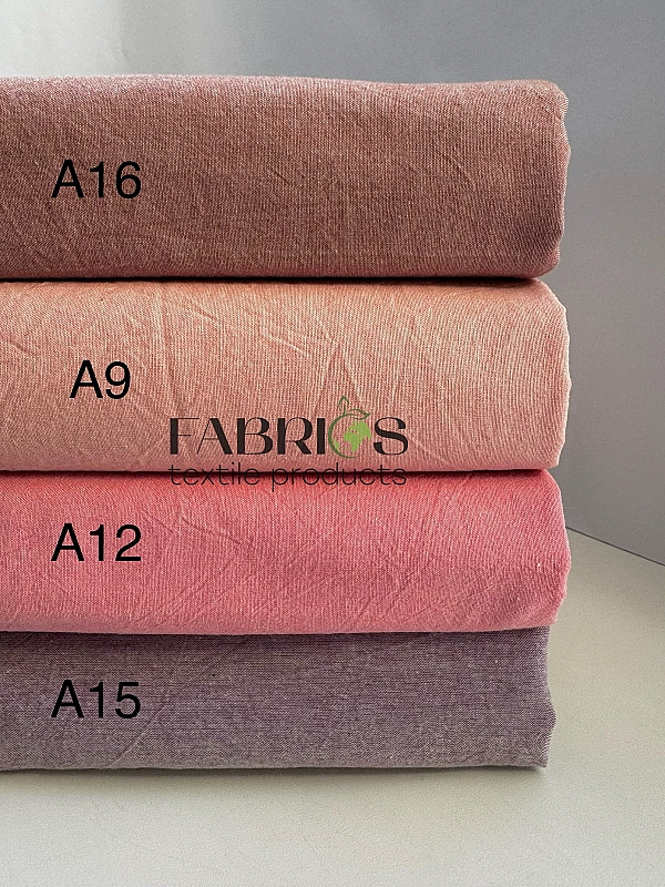 PUDDING-A9 варена бавовна однотон пудра 100% бавовна 250 см 115-125 грам/м.кв.