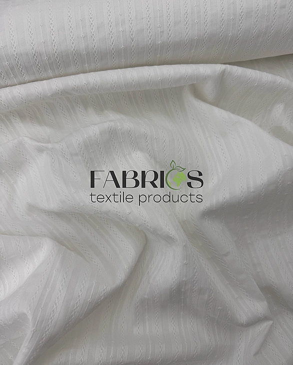 CIRCLE 1 189-1 батист однотон косичка молочний 100% бавовна 138-142 см 136 грам/м.кв.