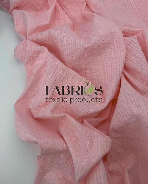 CIRCLE 1 189-4 батист однотон косичка рожевий 100% бавовна 138-142 см 136 грам/м.кв.