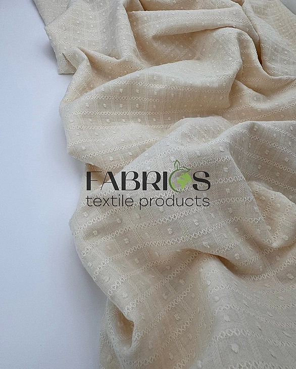 CIRCLE-3 249-2 батист мушка однотон в квадраті світло-бежевий 100% бавовна 140-145 см 107 грам/м.кв.