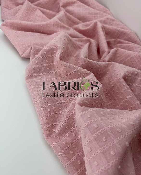 CIRCLE-3 249-6 батист мушка однотон в квадраті пудрово-рожевий 100% бавовна 140-145 см 107 грам/м.кв