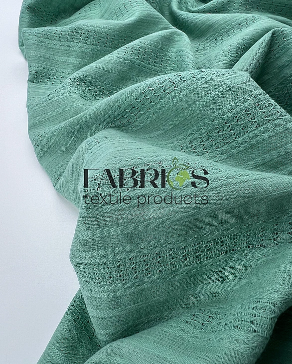 CIRCLE-4 151-16 батист однотон косичка плетіння оливково-зелений 100% бавовна 135-138 см 111 грам/м.
