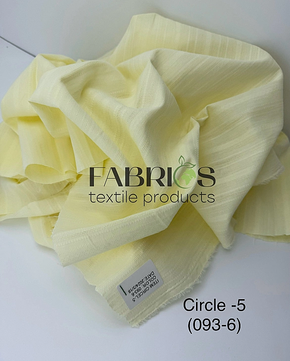CIRCLE-5 093-6 батист принт геометричний полоска і дрібна клітинка пастельно-жовтий 100% бавовна 140