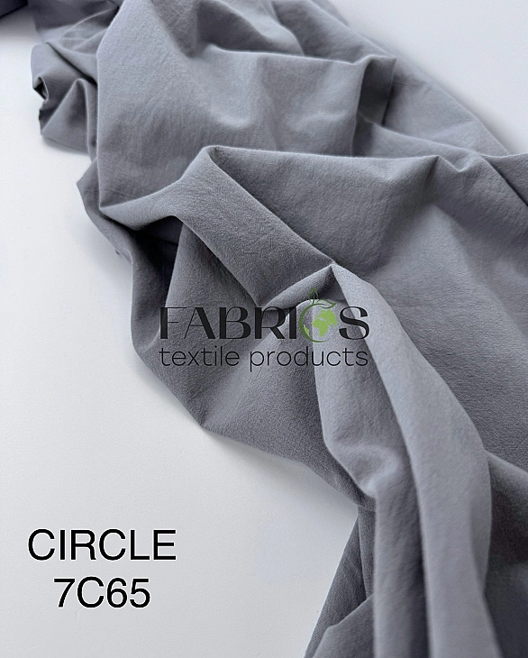 CIRCLE-7 C/65 варена бавовна однотон темно-сірий 100% бавовна 148-150 см 95-105 грам/м.кв.