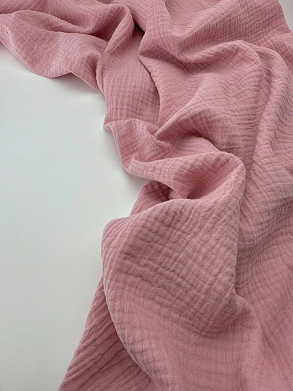 MC/76 Муслін жатка 2-х шаровий однотон світло-коричневий 100% бавовна 135-140 см 125-135 грам/м.кв.