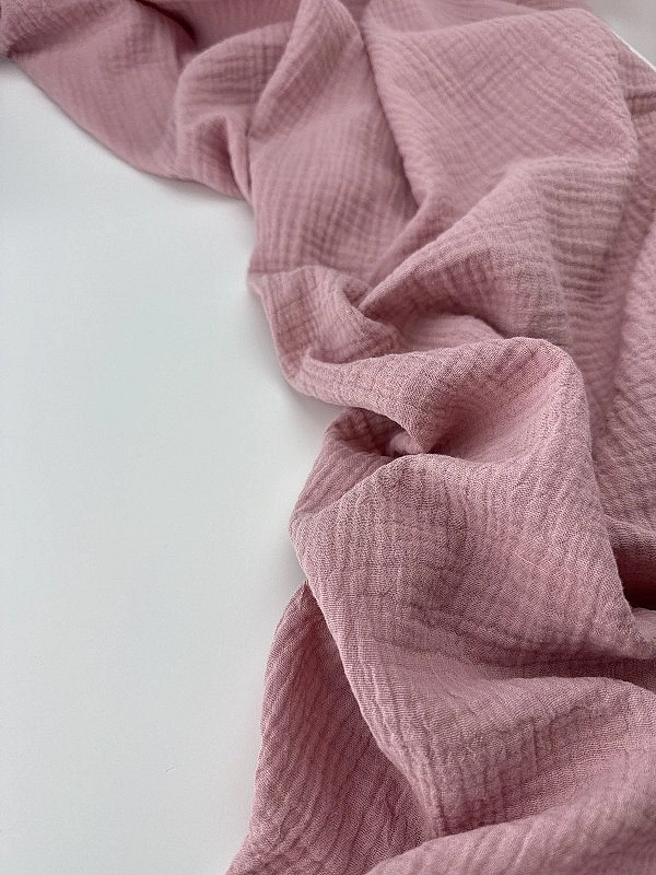 MC/76 Муслін жатка 2-х шаровий однотон світло-коричневий 100% бавовна 135-140 см 125-135 грам/м.кв.