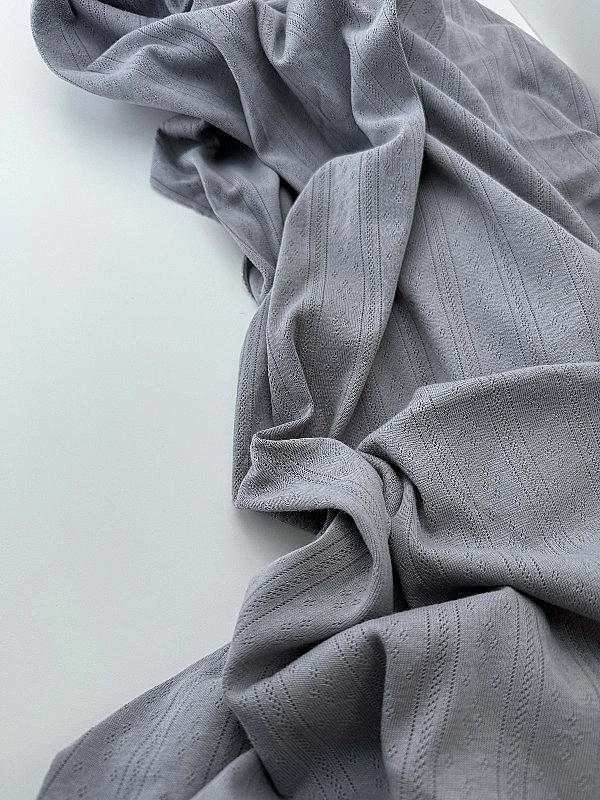 OCT8-C17 Ажурний трикотаж однотон 100% бавовна 175-180 см 170 грам/м.кв.