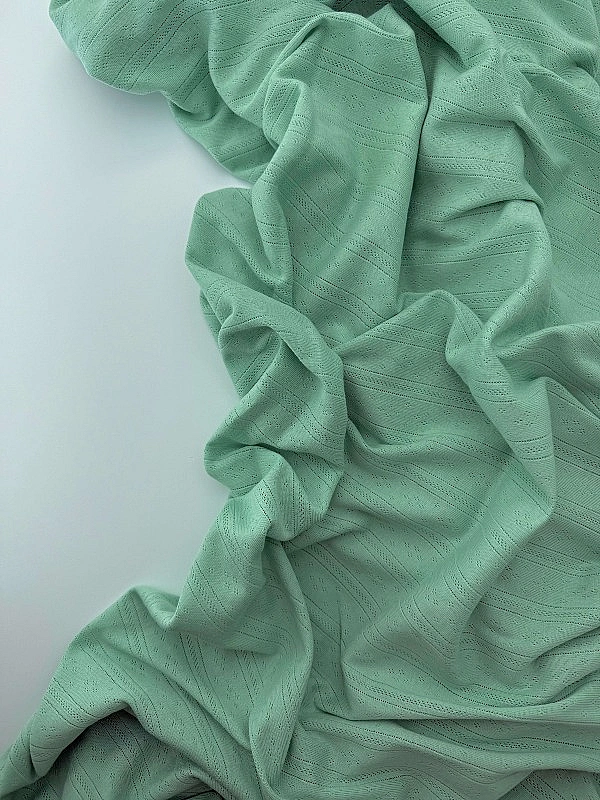 OCT8-C15 Ажурний трикотаж принт геометричний перфорація смужки ромби оливковий 100% бавовна 175-180