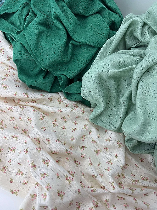 OCT8-C15 Ажурний трикотаж принт геометричний перфорація смужки ромби оливковий 100% бавовна 175-180