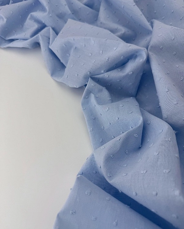 CIRCLE-103-C10 батист мушка однотон на блакитному 100% бавовна 145 см 90-100 грам/м.кв.