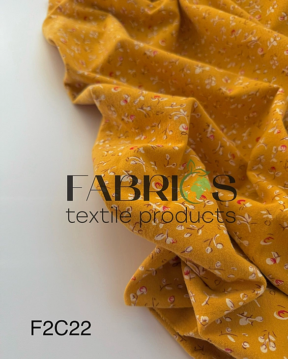 F 2 C22 фланель принт квіти троянди на гірчичному 100% бавовна 150 см 150-160 грам/м.кв.