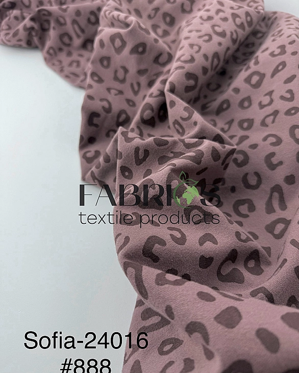 SOFIA 24016 C 888 фланель принт цятки леопард на тауп 100% бавовна 150 см 150-160 грам/м.кв.