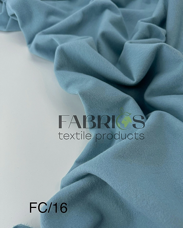 YUKI FC 16 фланель однотон бірюза 100% бавовна 150 см 150-160 грам/м.кв.