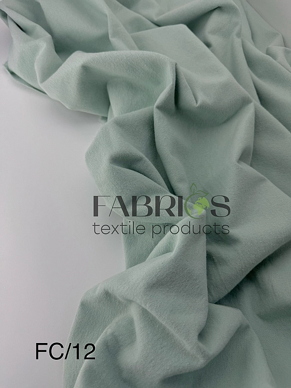 YUKI FC 12 фланель однотон м'ятний 100% бавовна 150 см 150-160 грам/м.кв.