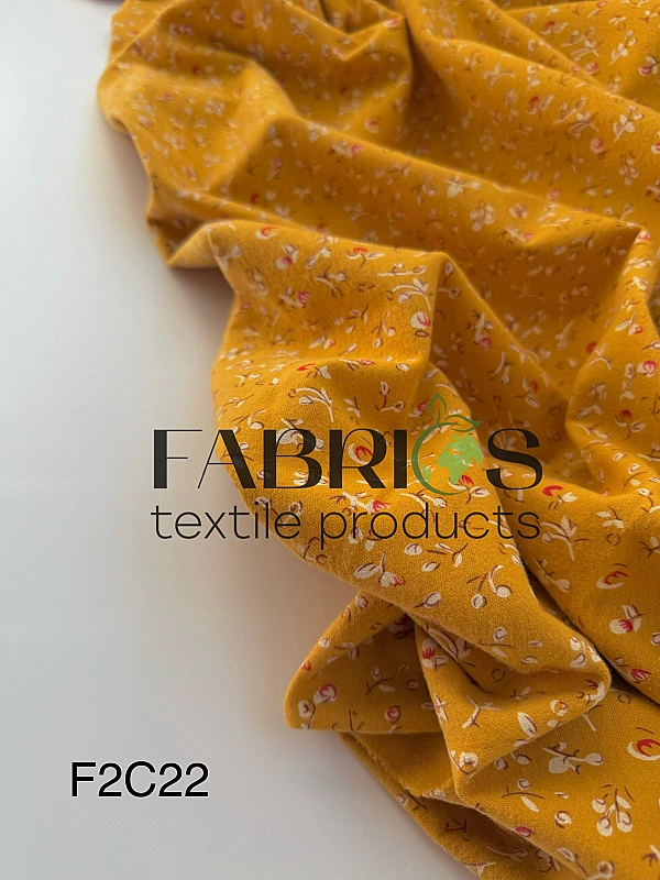 F 2 C22 фланель принт квіти троянди на гірчичному 100% бавовна 150 см 150-160 грам/м.кв.