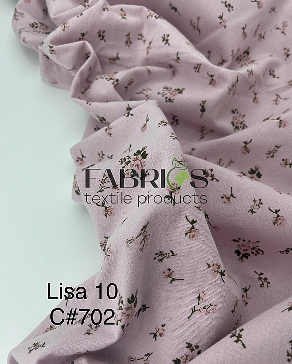LISA-10 702 Тепла бавовна принт квіти троянди на рожевому 100% бавовна 150 см 150 грам/м.кв.