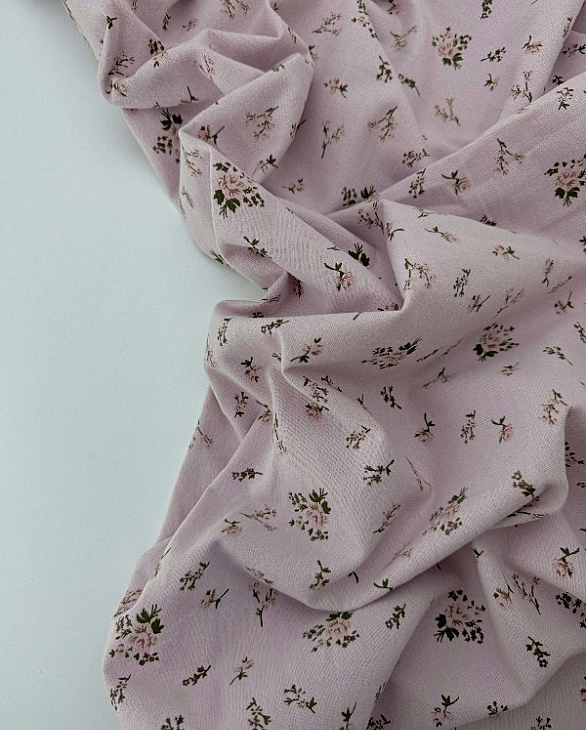 LISA-10 702 Тепла бавовна принт квіти троянди на рожевому 100% бавовна 150 см 150 грам/м.кв.