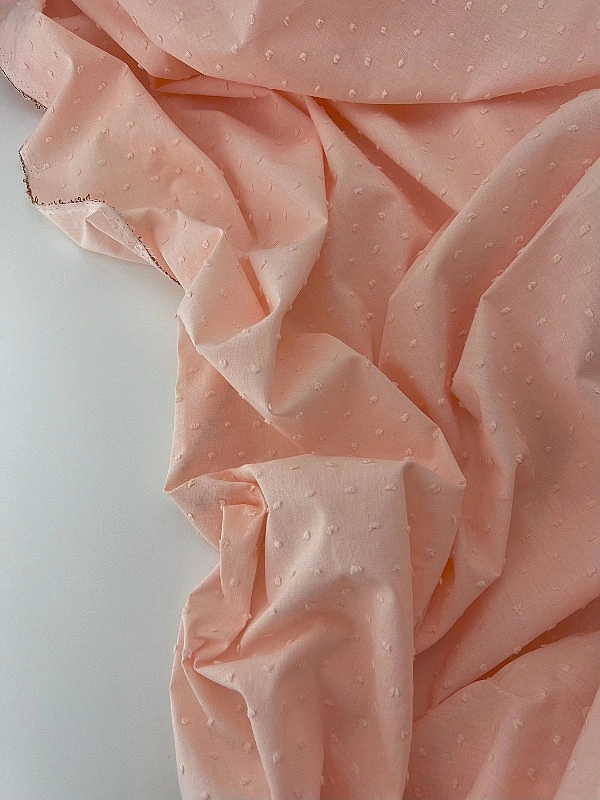 CIRCLE-103-C03 батист мушка однотон на персиковому 100% бавовна 145 см 90-100 грам/м.кв.