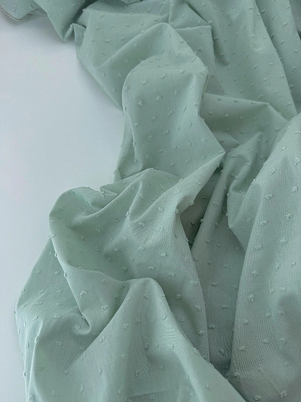 CIRCLE-103-C11 батист мушка однотон на попилясто-м'ятному 100% бавовна 145 см 90-100 грам/м.кв.