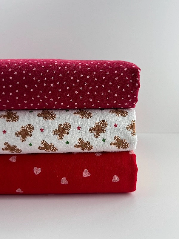 SOFIA 24011 C 888 фланель принт геометричний зірочки дрібні білі на бордовому 100% бавовна 150 см 15