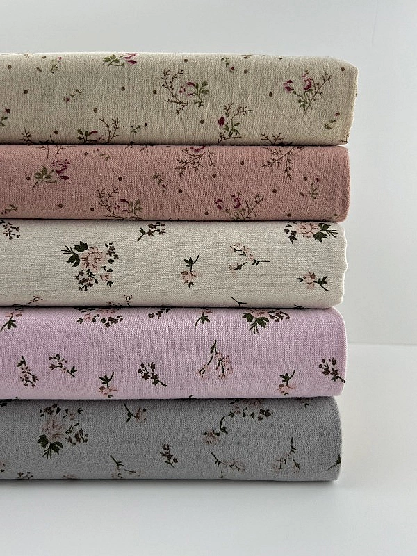 LISA-10 702 Тепла бавовна принт квіти троянди на рожевому 100% бавовна 150 см 150 грам/м.кв.