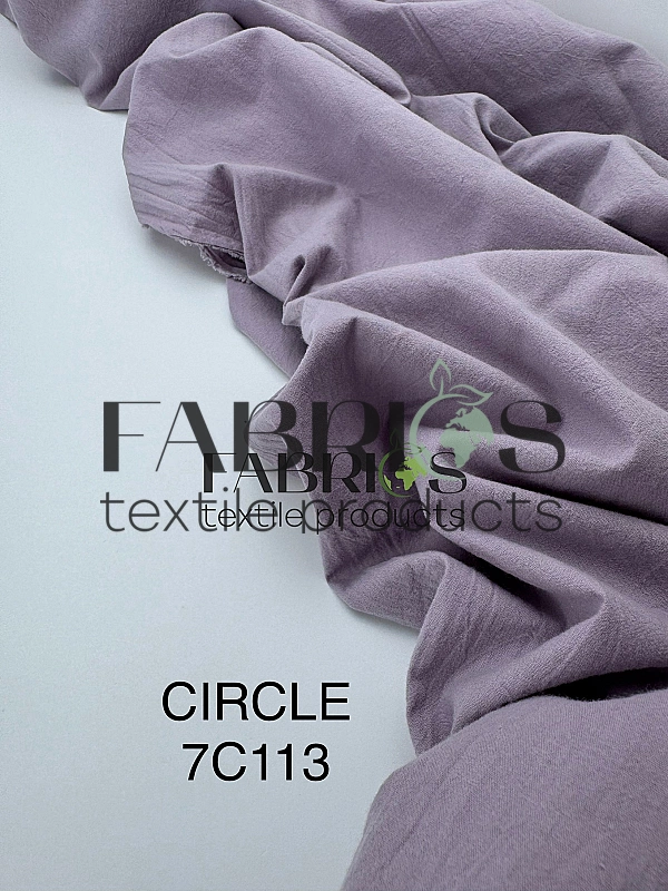 CIRCLE-7 C/113 варена бавовна однотон пильно-бузковий 100% бавовна 148-150 см 95-105 грам/м.кв.