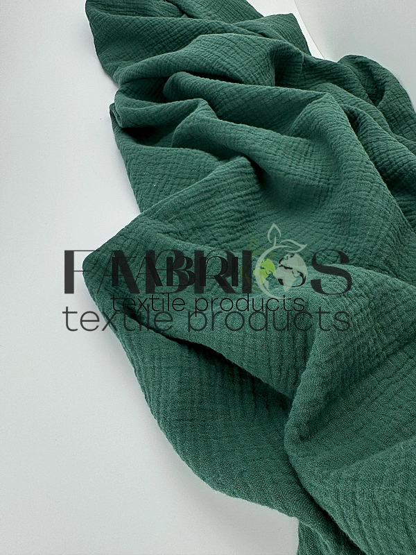 MC/65 Муслін Жатка однотон  однотон зелений 100% бавовна  135-140 см 125-135 грам/м.кв.