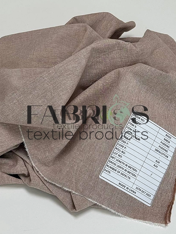 PUDDING-A24 варена бавовна однотон піщаний беж 100% бавовна 250 см 115-125 грам/м.кв.