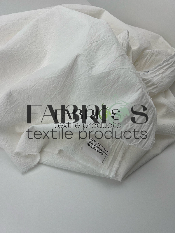 PUDDING-A27 варена бавовна однотон молочна 100% бавовна 250 см 115-125 грам/м.кв.